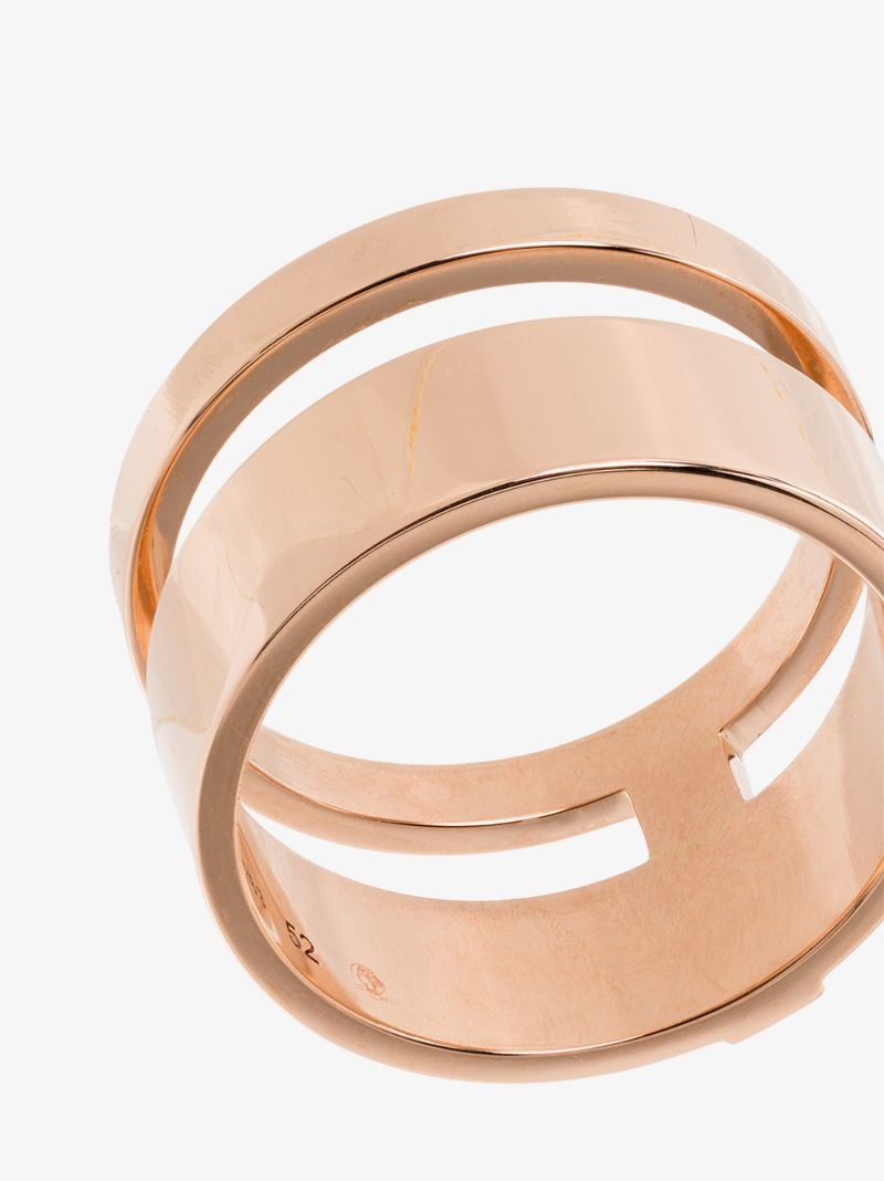 18k Rose Gold Berbere Module Double Ring