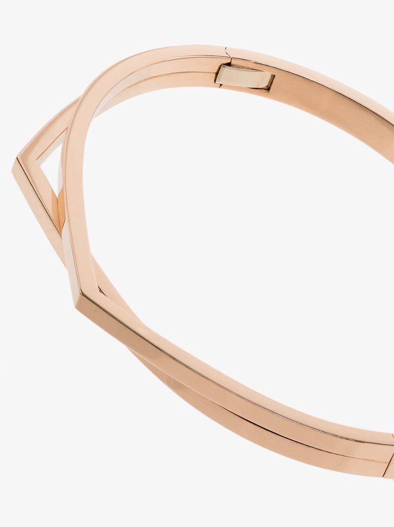18k Rose Gold Antifer Double Bangle Bracelet