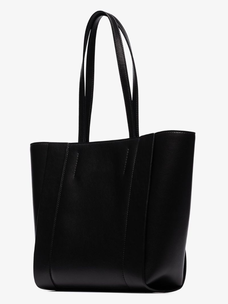 Logo Embossed Tote Bag