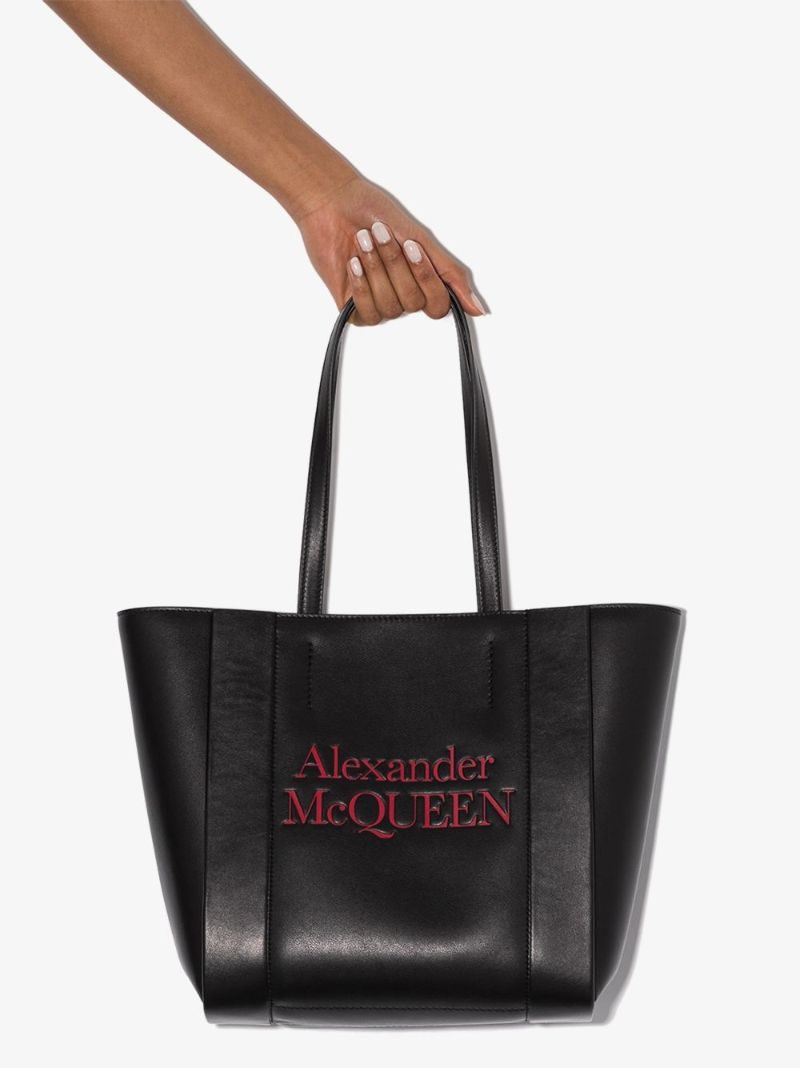Logo Embossed Tote Bag