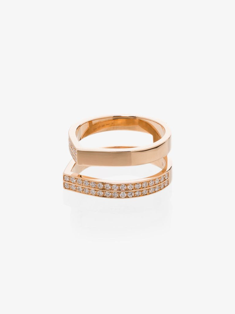 18k Rose Gold Berbere Double Diamond Ring