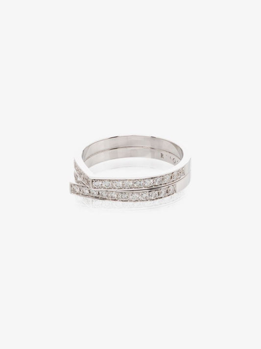 18k White Gold Antifer Diamond Ring