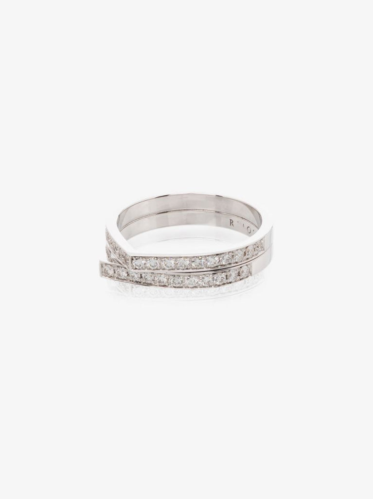 18k White Gold Antifer Diamond Ring