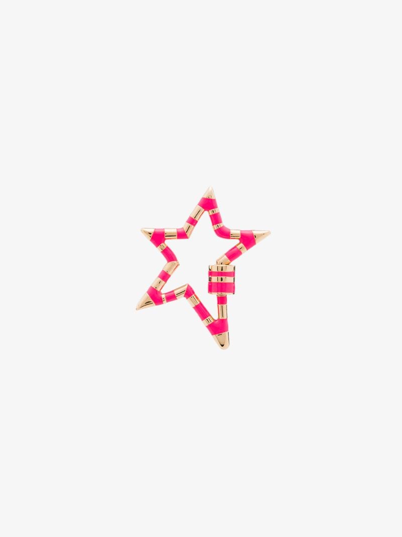 14k Yellow Gold Enamel Starlock Pendant