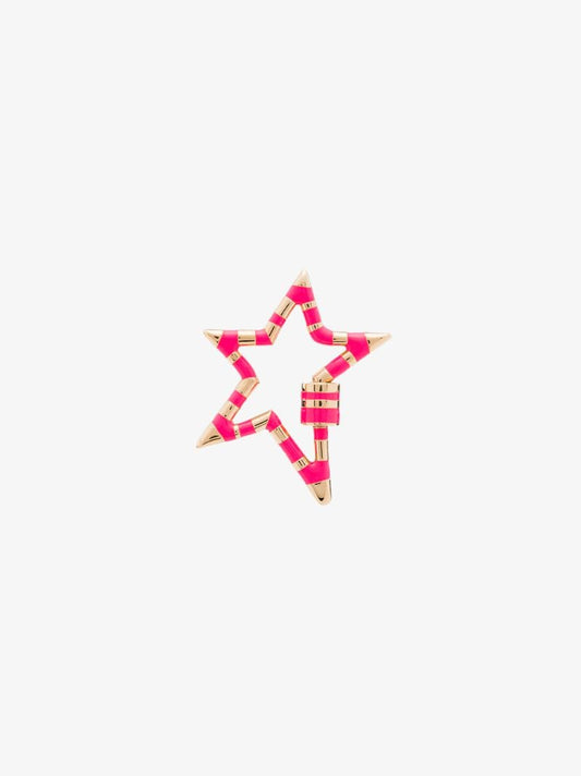 14k Yellow Gold Enamel Starlock Pendant