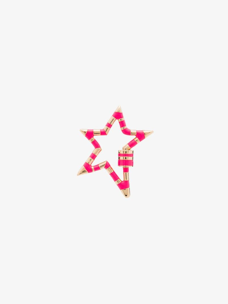 14k Yellow Gold Enamel Starlock Pendant