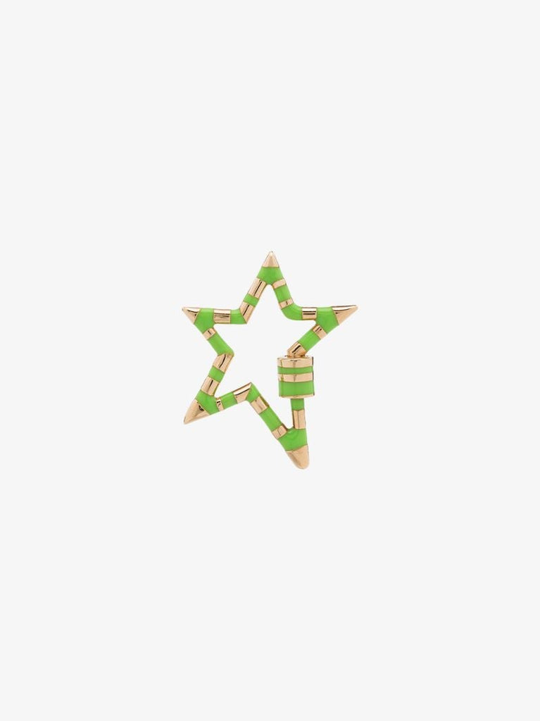 14k Yellow Gold Enamel Starlock Pendant
