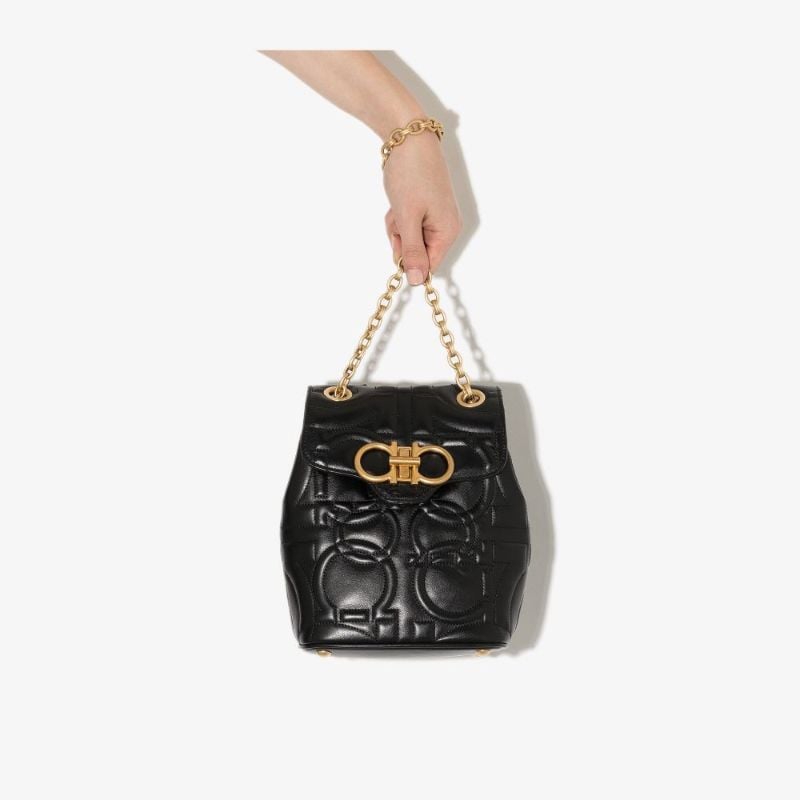 Gancini Quilted Backpack