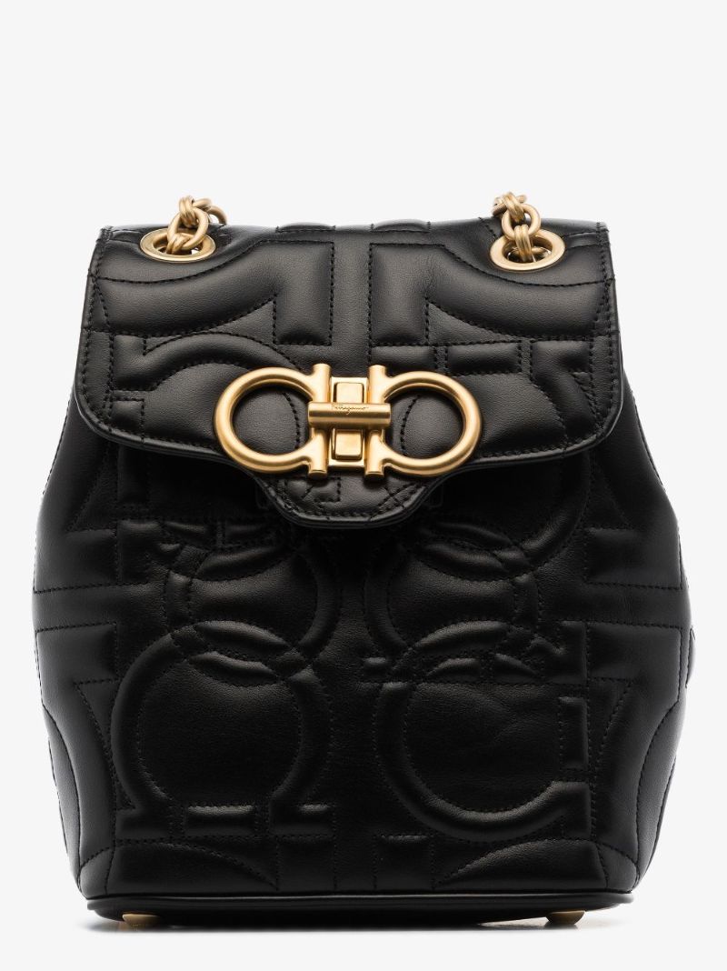 Gancini Quilted Backpack