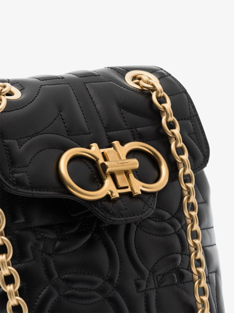 Gancini Quilted Backpack