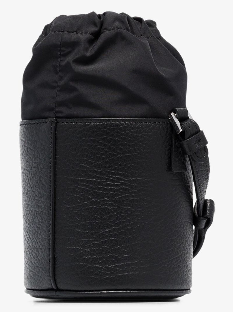Black Number Logo Bucket Bag