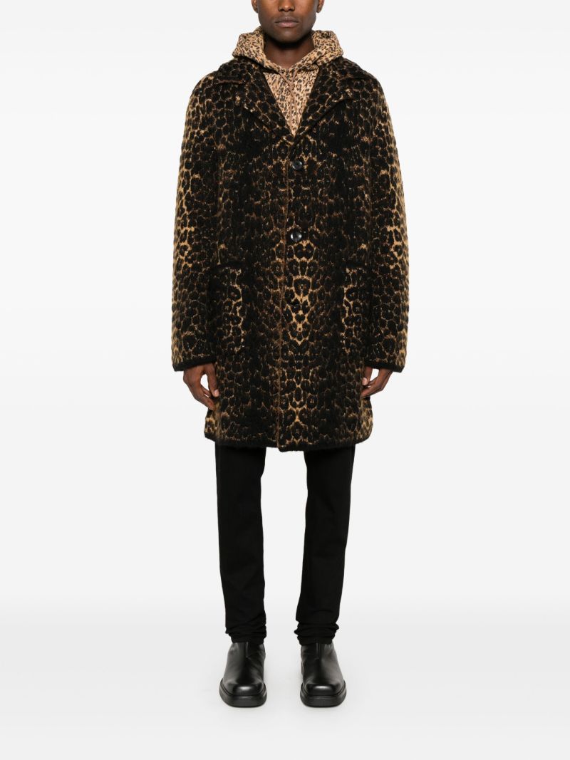 Leopard Print Coat