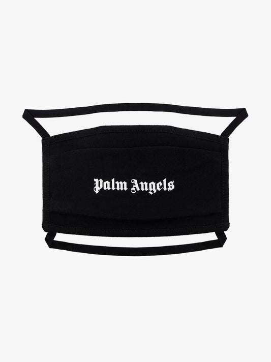 Black Logo Cotton Face Mask