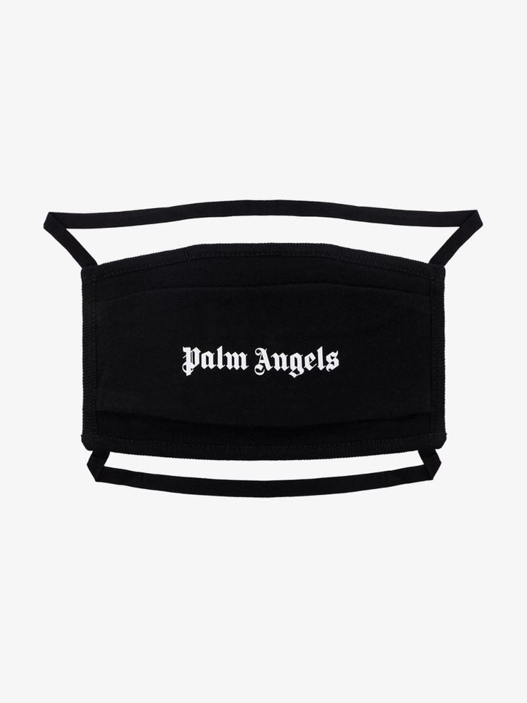 Black Logo Cotton Face Mask