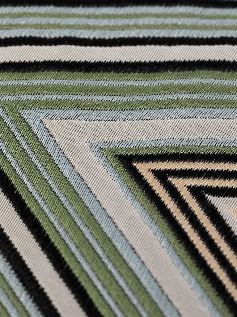 Multicoloured Kew Zigzag Cushion