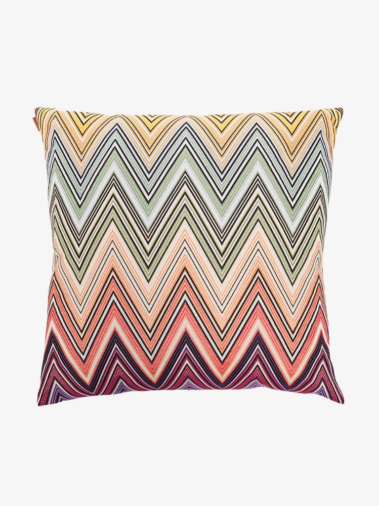 Multicoloured Kew Zigzag Cushion