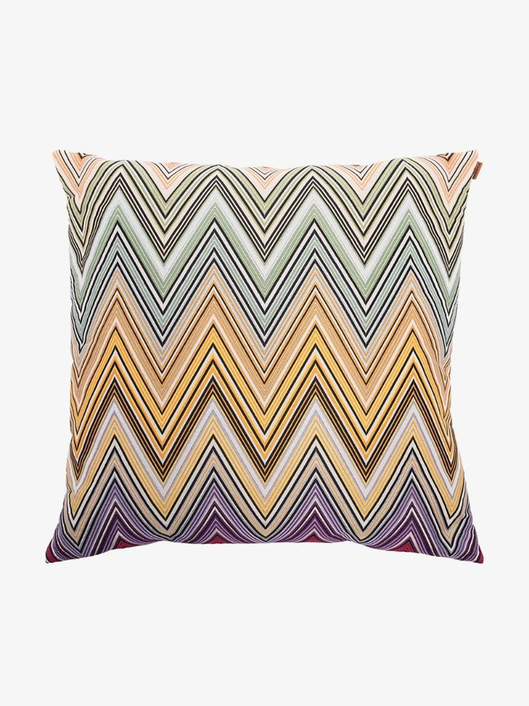 Multicoloured Kew Zigzag Cushion