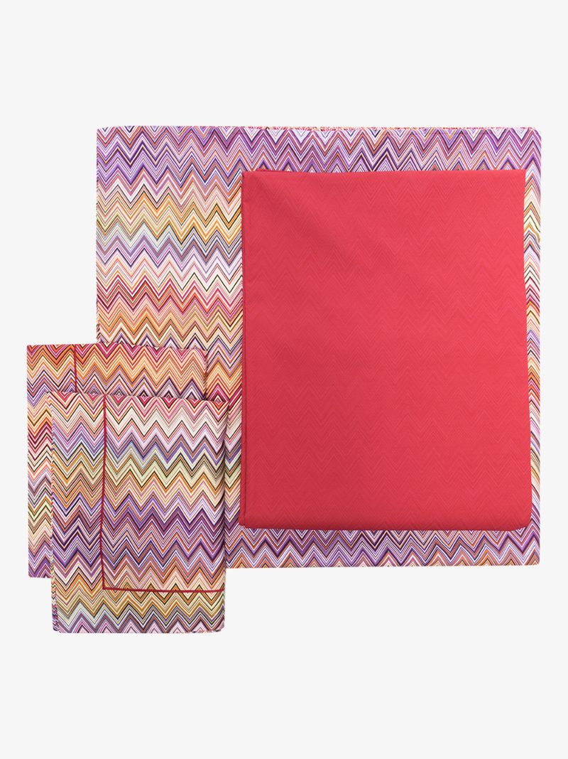 Multicoloured John and Jo King Duvet Set