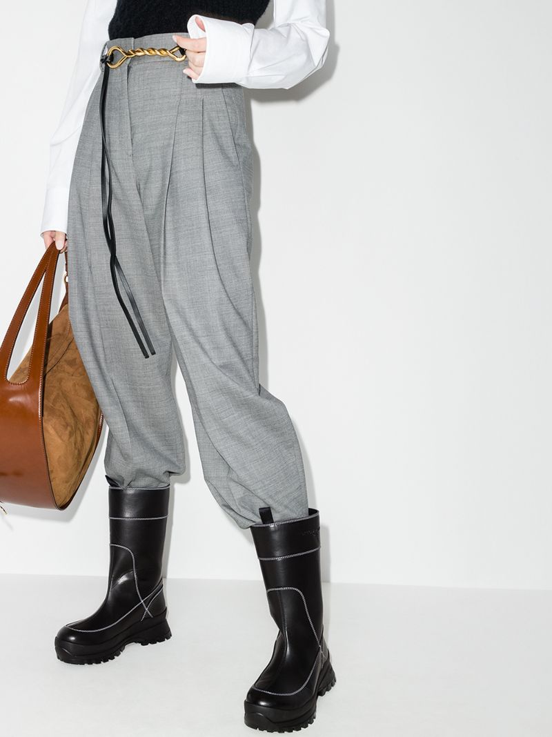 Black Trace Vegan Leather Boots