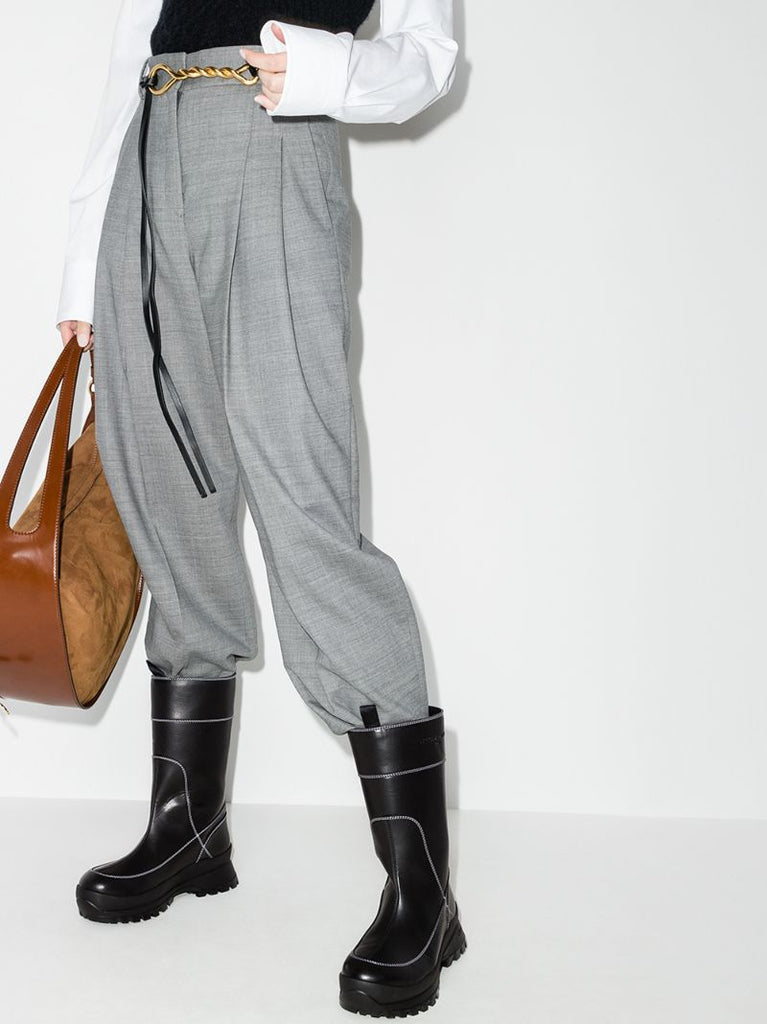 Black Trace Vegan Leather Boots