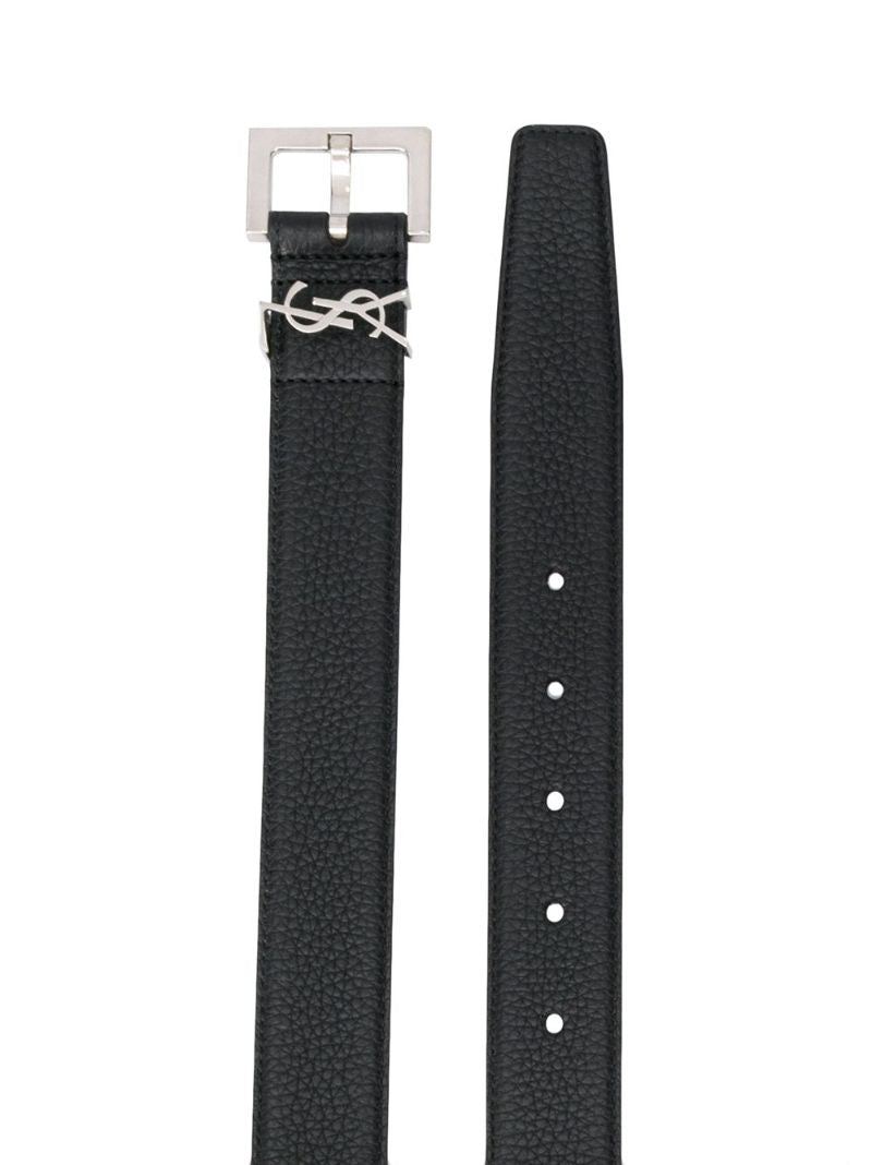 Black Cassandre Leather Belt