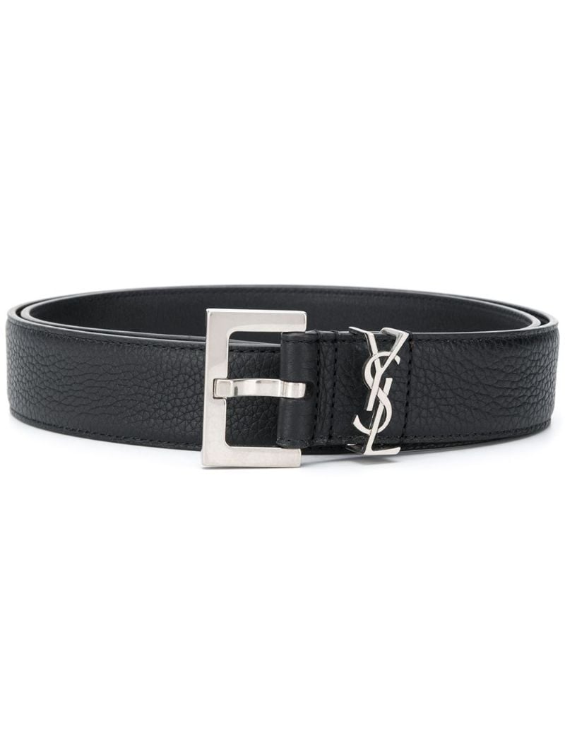 Black Cassandre Leather Belt