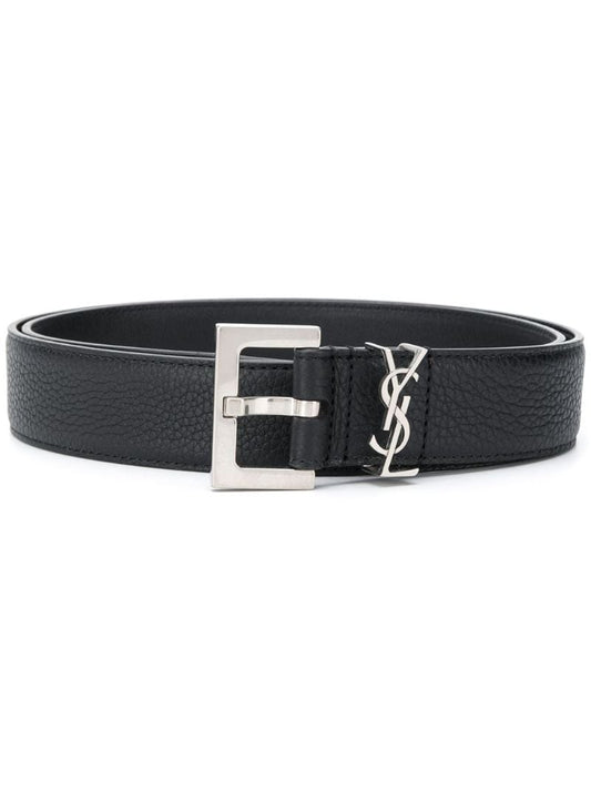 Black Cassandre Leather Belt