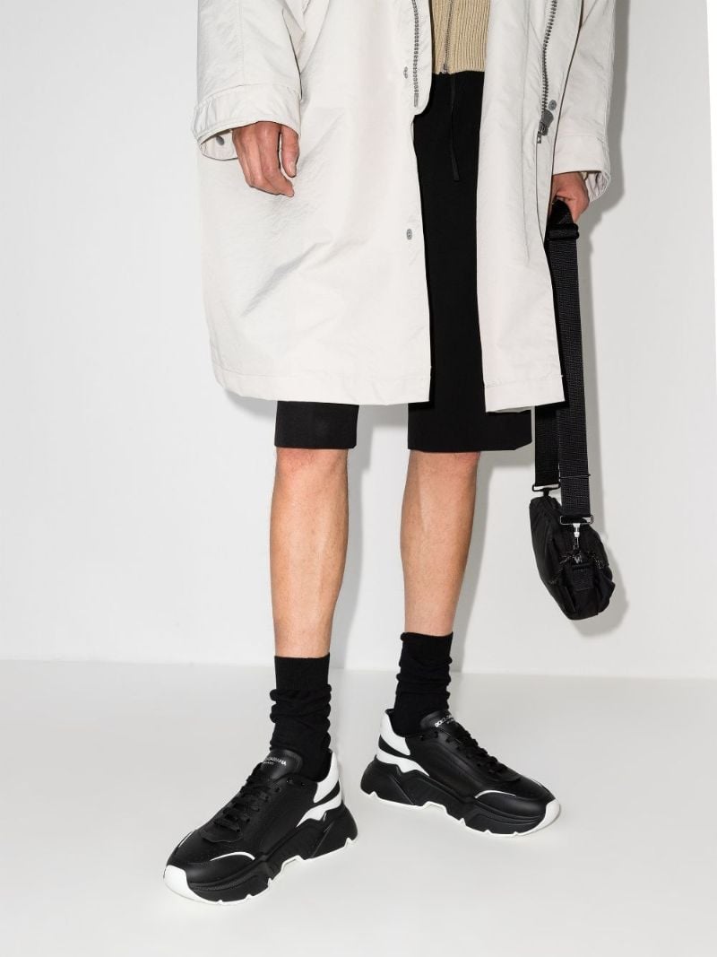 Black Daymaster Leather Sneakers