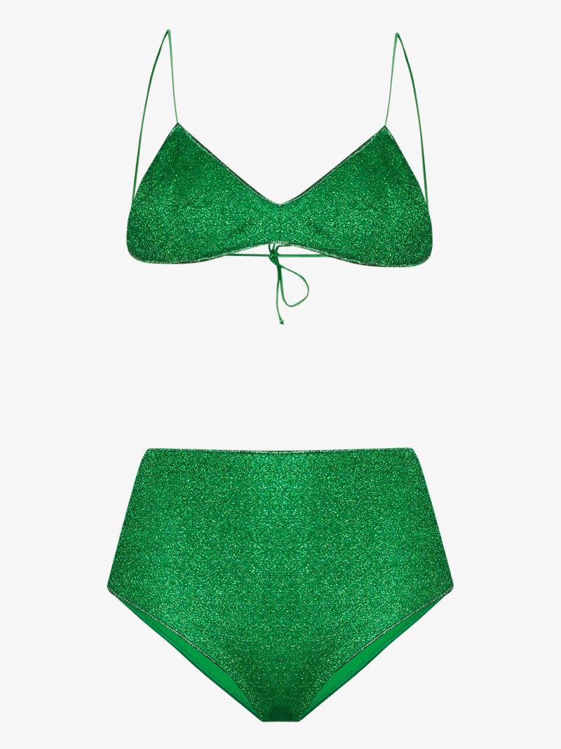 LumiÃ_x0083_Â©re Metallic High Waist Bikini