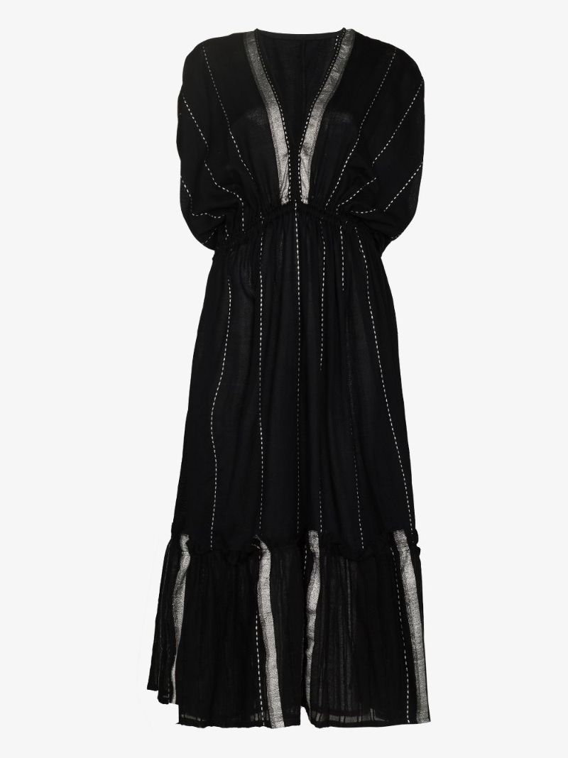 Tikuri Cotton Kaftan Midi Dress