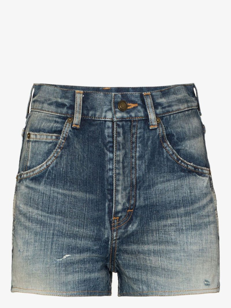 Vintage Wash Denim Shorts