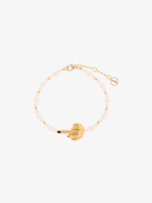 Gold-plated French for Goodnight Pearl Bracelet