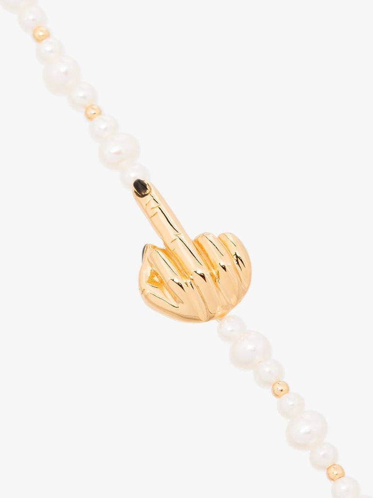 Gold-plated French for Goodnight Pearl Bracelet