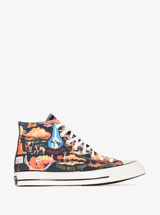 Multicoloured Chuck 70 Twisted Resort High Top Sneakers