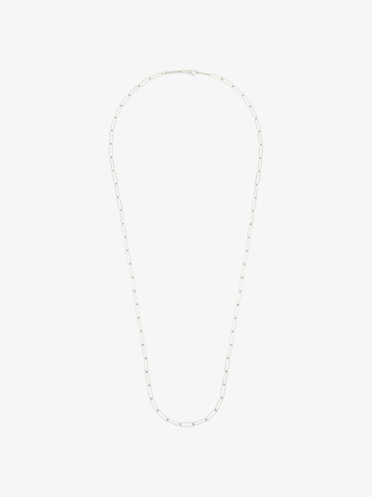 Sterling Silver Box Chain-link Necklace