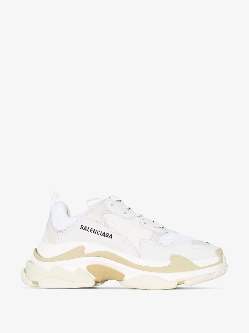 White Triple S Sneakers