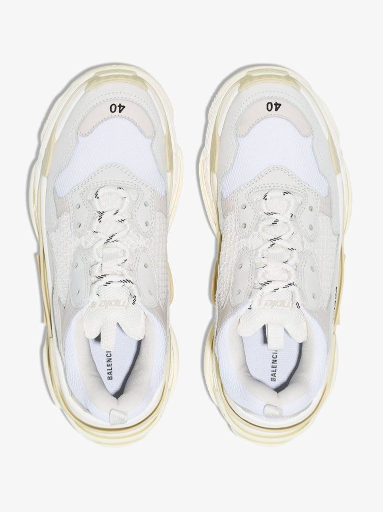 White Triple S Sneakers