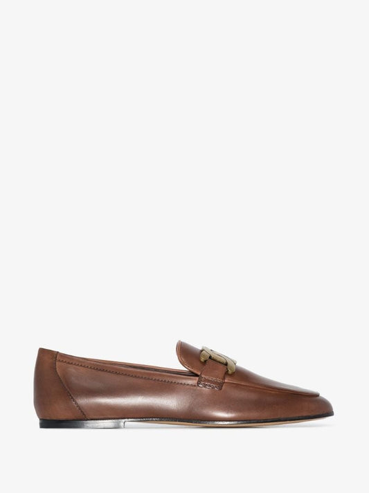 Brown Kate Leather Loafers