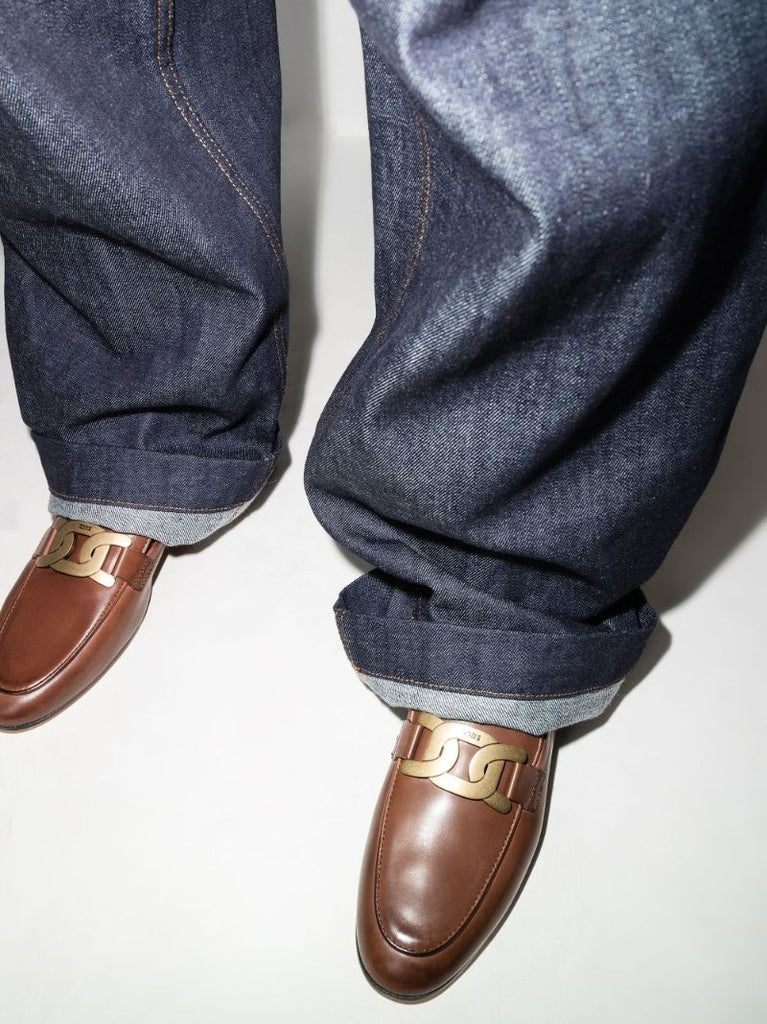 Brown Kate Leather Loafers