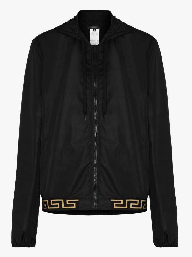 Greca Detail Lightweight Jacket