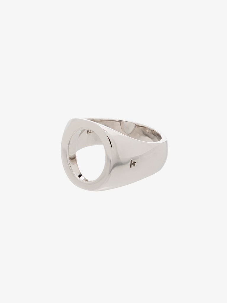 Sterling Silver Oval Open Ring