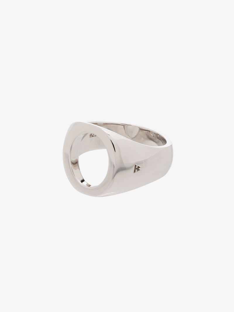 Sterling Silver Oval Open Ring