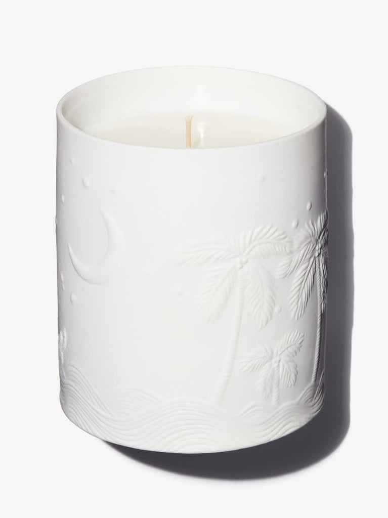 X Haas Brothers White Mojave Palm Candle