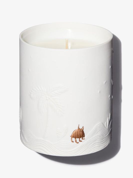 X Haas Brothers White Mojave Palm Candle
