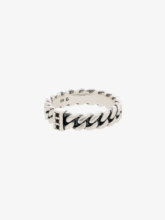 Sterling Silver Chain Ring