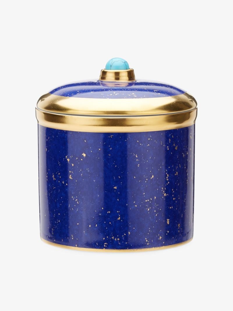 Blue and White Lapis Candle