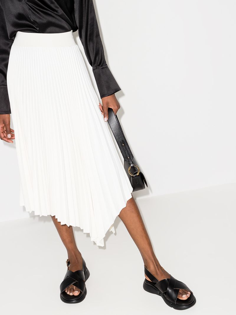 Black Barisci Flatform Leather Sandals