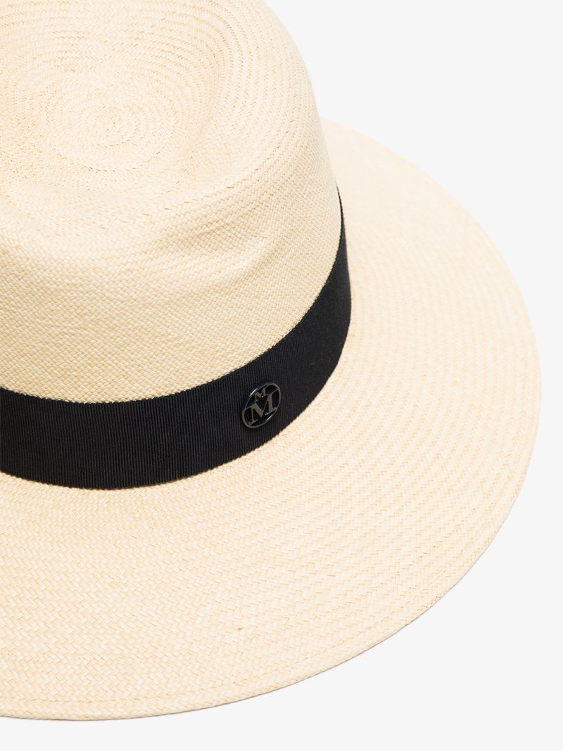 Neutral Virginie Straw Fedora Hat