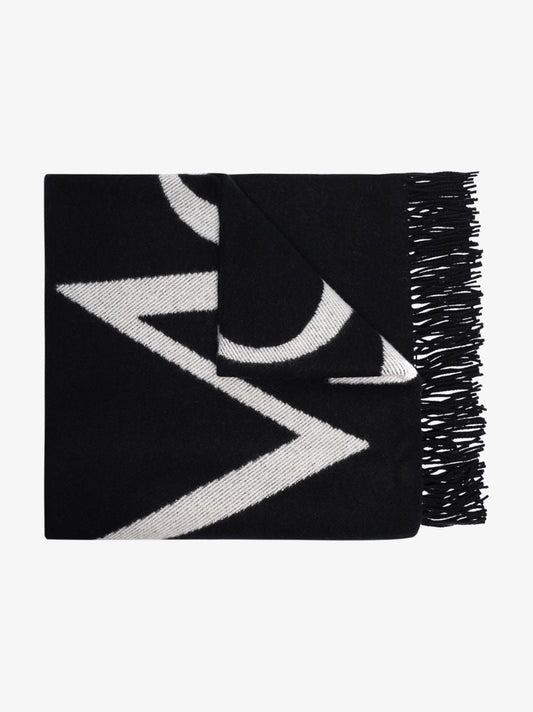 Black Logo Scarf