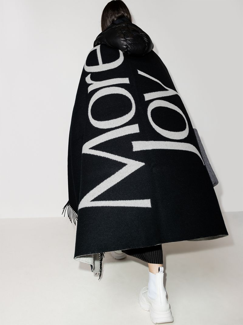 Black Logo Scarf